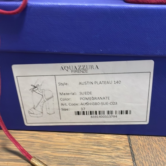 Aquazzura Austin plateau sandals 140 mm - Picture 8 of 11